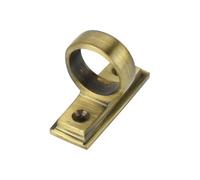 Sash Heritage Sash Eye With Border (Square End) - Antique Brass