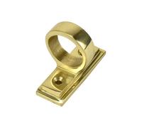 Sash Heritage Sash Eye With Border (Square End) - Polished Brass