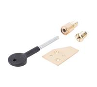 Sash Heritage Sash Stop 19mm With 100mm Key And 2 S/s Inserts - Polished Brass
