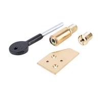 Sash Heritage Sash Stop 28mm With 100mm Key And 2 S/s Inserts - Polished Brass