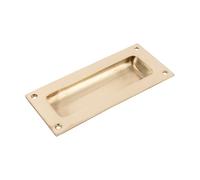 Sash Heritage Sheet Brass Traditional Flush Sash Lift - Polished Brass