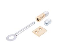 Sash Heritage Slim Sash Stop With Key & 2 Inserts -20mm - Polished Brass