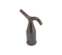Sash Heritage Solid Cast Brass Metal Pole Hook for 25mm Diameter Pole - Bronze