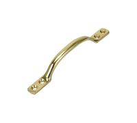 Sash Heritage Solid Cast Brass Metal Sliding Sash Window Handle 132mm - Polished Brass