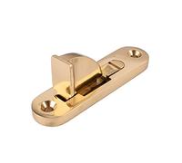Sash Heritage Solid Cast Brass Metal Sliding Sash Window Weekes Stop with Radius Ends - Polished Brass