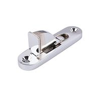 Sash Heritage Solid Cast Brass Metal Sliding Sash Window Weekes Stop with Radius Ends - Polished Chrome