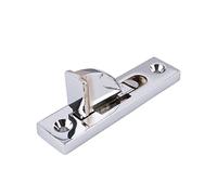 Sash Heritage Solid Cast Brass Metal Sliding Sash Window Weekes Stop with Square Ends - Polished Chrome