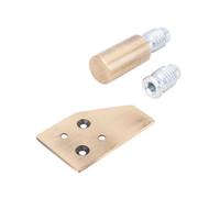 Sash Heritage Solid Sash Stop 31mm With 2 Inserts - No Key - Antique Brass