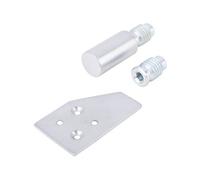 Sash Heritage Solid Sash Stop 31mm With 2 Inserts - No Key - Satin Chrome