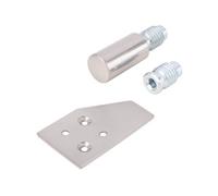 Sash Heritage Solid Sash Stop 31mm With 2 Inserts - No Key - Satin Nickel
