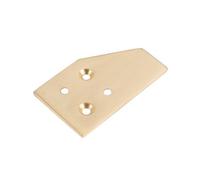 Sash Heritage Spare Striker Plate For Sash Stops - 48mm X 28mm - Satin Brass