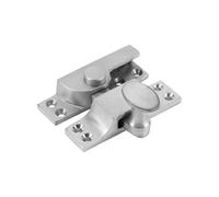 Sash Heritage Straight Arm Fastener Oval Knob - (Standard) - Satin Chrome