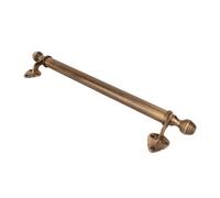 Sash Heritage Victorian Sash Bar With Reeded Ends And Standard Feet - 450mm - Antique Brass