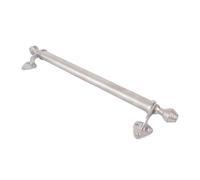 Sash Heritage Victorian Sash Bar with Reeded Ends and Standard Feet - 450mm - Satin Chrome