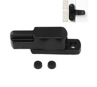 Sash Lock Aluminum Alloy 40mm/1.6in Hole Centers Child Proof Security Window Sash Lock for Single Double Hung Window(Black)