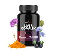 Sash Vitality Liver Complex Capsules High Strength | with Milk Thistle, Artichoke, Dandelion & Choline | Botanical Food Supplement | 120 Vegan Capsules.