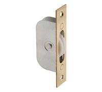 Sash Window Axle Pulley 42mm Nylon Wheel 119 X 25mm Forend Polished Brass