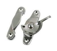 Sash Window Fitch Fastener in Polished Chrome with Fixings. Pack of 1.
