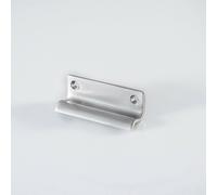 Sash Window Lift Handle 62 x 20mm 47mm Fixing Centres Satin Nickel