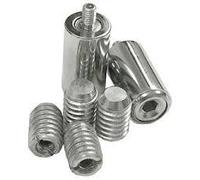 SASH WINDOW STOP / RESTRICTOR POLISHED CHROME 2 PACK + KEY