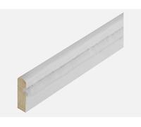 Sash Window Timber Parting Bead Primed 8 x 25 with Brush Pile | 8 x 25mm profile with integrated brush pile for a snug, draught-free fit against the window sash