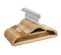 Sasha Morel 50 Pack Velvet Coat Hangers - Non Slip Velvet Hangers for