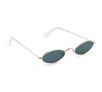 Sasha Morel Dakota Vintage Oval Sunglasses | UV Protection Polarised Lens | Vintage Ladies Sunglasses with Cleaning Cloth and Case - Green