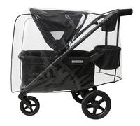 SASHA'S Rain and Wind Cover for Baby Trend Expedition Stroller Wagon/Wagon Plus, Clear Design, Maximum Coverage (Stroller not Included)