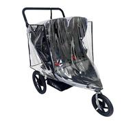 SASHA'S Rain and Wind Cover for Bob Gear Revolution Flex 3.0 Duallie Double Jogging Stroller,Zipper Access, Maximum Coverage, Weather Shield (Jogger not Included)