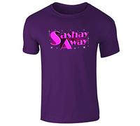Sashay Away Ru Paul Inspired Drag Race Queen Mens T-Shirt Purple (XL)
