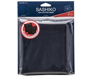 Sashiko Cotton Fabirc, Dark Navy, 1m x 1.42m
