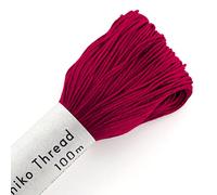Sashiko Cotton Thread Olympus Japanese Embroidery 104 Crimson Red 100 Metre