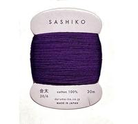 Sashiko Thread - Daruma - Medium/Regular Weight - 30m Cards (Regal Purple # 223)