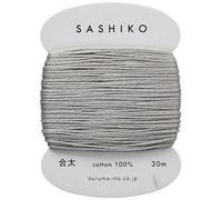 Sashiko Thread Medium Weight 30m Col. 217 -Grey- Japanese Embroidery & Quilting by Yokota