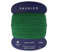 Sashiko Thread Thinner Weight 40m Col. 208 -Green- Japanese Embroidery & Quilting by Yokota