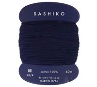 Sashiko Thread Thinner Weight 40m Col. 216 -Dark Navy- Japanese Embroidery & Quilting by Yokota