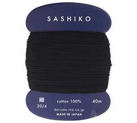 Sashiko Thread Thinner Weight 40m Col. 219 -Black- Japanese Embroidery & Quilting by Yokota