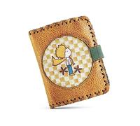 Sasi Kedi Daisy Small Vegan Purse - 12 Card Holder Slots, Coin Pocket, Compact Trifold Wallet for Women with Little Prince Illustration - A Thoughtful Gift for Her