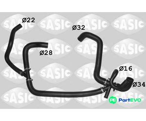 SASIC LEFT RADIATOR HOSE 3406509