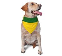 Saskatchewan Flag Pet Bandana-Triangle Scarf for Cats Dogs Adjustable | Soft Breathable Comfy. Stylish Accessory. Easy On Off. Machine Wash.