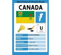 Saskatchewan: Word Search Puzzle book