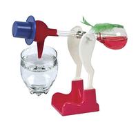 SASKATE Non Stop Liquid Drinking Glass Bird Funny Bird Drink Water Desk Toy, Swinging Sticks Toys,Lucky Bird Drinking, Magic Bird Drinking, for Friends and Family (Blue)