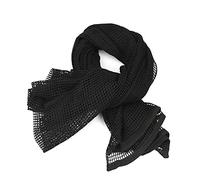 SASKATE Tactical Military Neck Scarf, Mesh Net Military Sniper Veil Scarf Camo Scarf for Hunting Shooting Wild Photography Multi-purpose Wargame Outdoor Sports Wrap Face Veil
