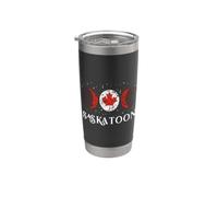 Saskatoon Canada Flag Stainless Steel Insulated Tumbler