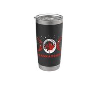Saskatoon Canada Flag Stainless Steel Insulated Tumbler