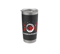 Saskatoon Canada Flag Stainless Steel Insulated Tumbler