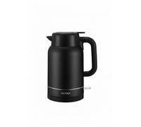 Sasma Home - 1.5L Vacuum Insulated Cordless Electric Kettle, 5 Layer Insulation Keep Water Hot for 6 hours, Highest Food Grade 316L Stainless Steel, Anti Spill Lock -1800W Strix Controller (Black)