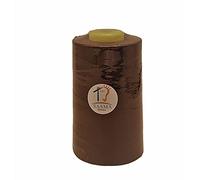 Sasma Home F4D OVERLOCKING THREAD - 4 x 5000 Yard Spool - Polyester - Brown