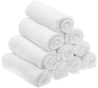 Sasma Home - Large Muslin Squares for Children, 100% Natural Soft and Natural Cotton, 70 x 70 cm, Soft Muslin Cloths, Muslin Swaddle Blankets (Pack of 10)