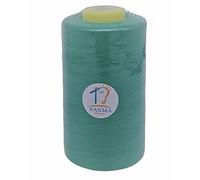 SASMA HOME OVERLOCKER Thread - Polyester Thread - Industrial Sewing Thread - 4 X 5000 Yard SPOOLS - Large Colour Selection (Jade)